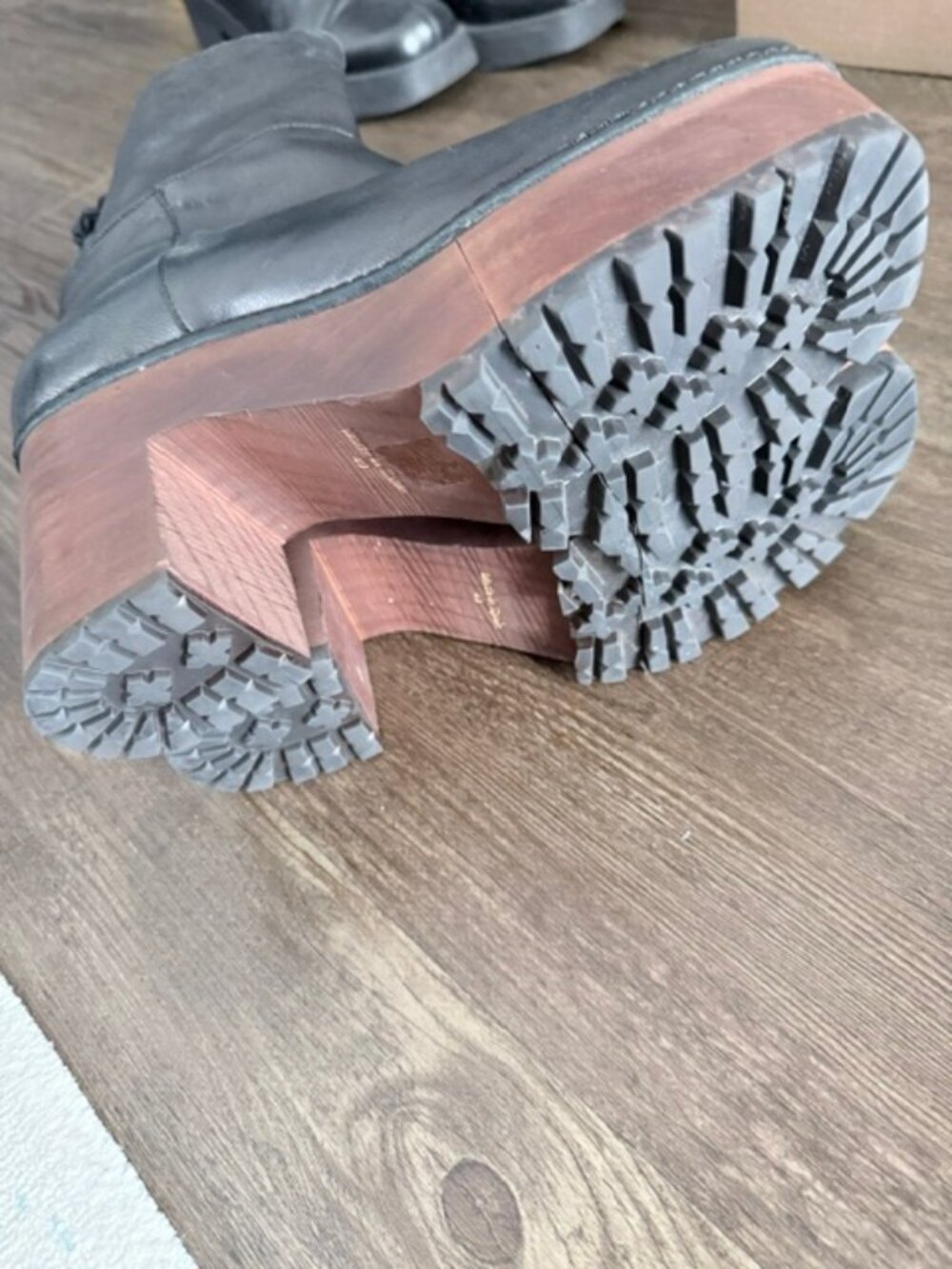 FREE PEOPLE Black Kenna Platform Boots - Picture 5 of 7